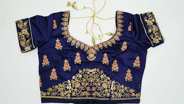 Роскошное индийское платье Lehenga Choli Индия для женщин Свадебное шелковое вышивка нитью Пакистанская одежда Vestido Индиано королевский синий