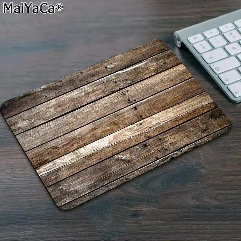Not Lock Edge20x25cm MaiYaCa высокое качество Высококачественная Красивая древесина офисные мыши геймер силиконовый коврик для мыши большой коврик для мыши клавиатуры коврик - Цвет: Not Lock Edge20x25cm