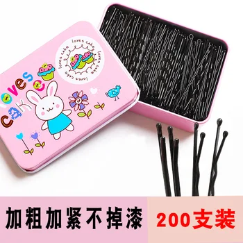 

Clip Small Simple Intensify Long Clip Black Clip Head Clip Steel Clip Side Clip Bang Broken Hair Headband South Korea