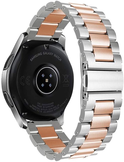 22mm for Huawei Watch GT2 amazfit bip metal strap For Samsung Gear S3  Sport Classic huawei gt galaxy watch 42mm 46mm Band