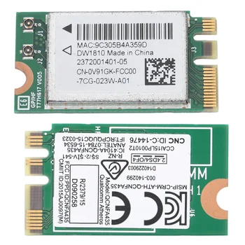 

High Quality 2.4/5G Dual-band Wireless Network Card Bluetooth 4.1 for DELL 7250 7280 5567 7470 Series (S)