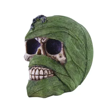 

Resin Skull Halloween Gift Personality Decoration Home Ornament Resin Skull Personality Installed Ornament Skeleton Skull Head