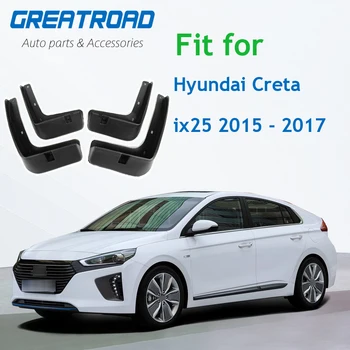 

Front Rear Molded Car Mud Flaps For Hyundai Creta ix25 2015 2016 2017 Mudflaps Splash Guards Mud Flap Mudguards Fender