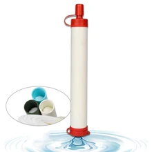 1PCS Portable Water Filter Emergency Life Survival Travelling Camping Hiking Straw Gear Safety Survival Outdoor Wild Drinking