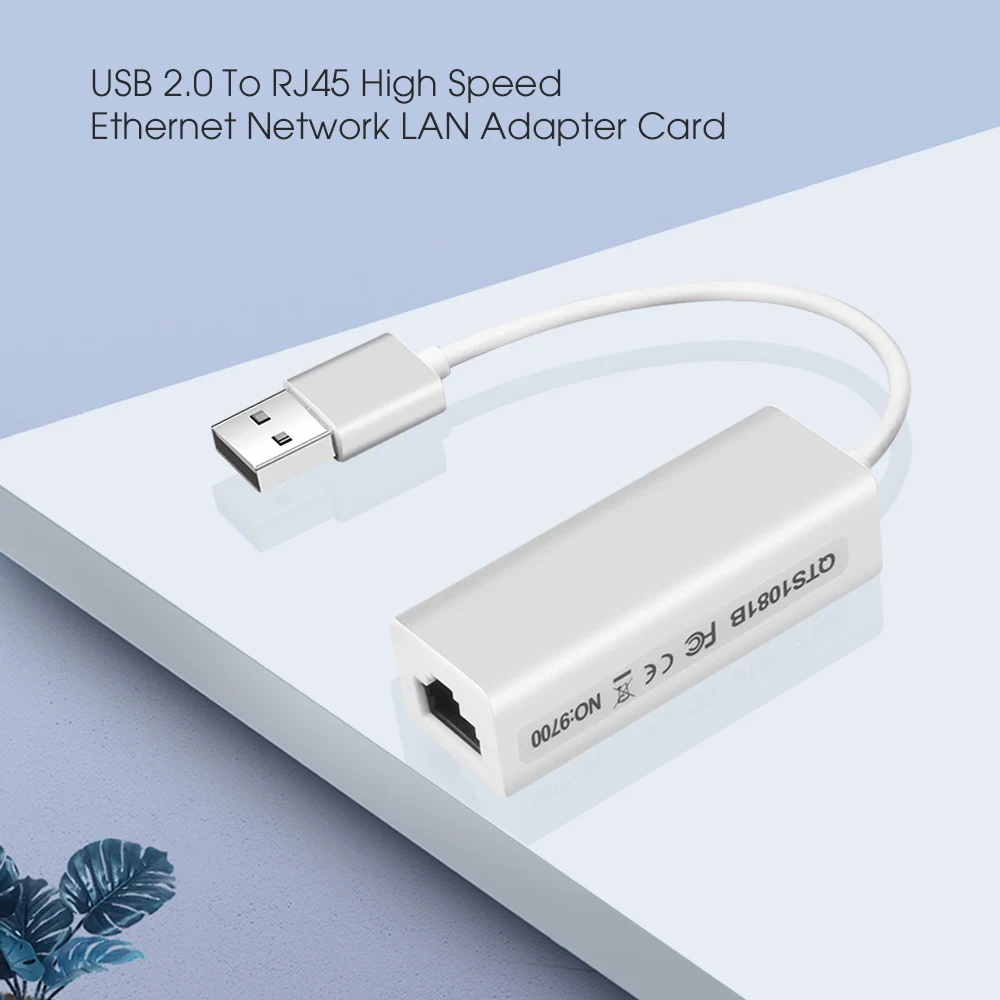Kebidu 2020 USB 2 0 к RJ45 Lan адаптер Сетевая карта RD9700 высокая скорость для планшетного ПК