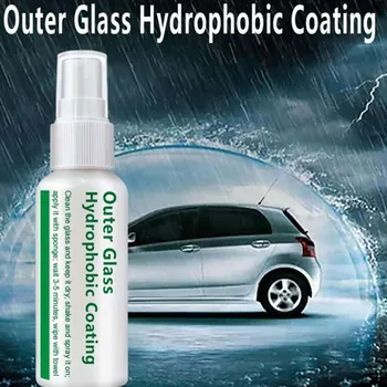 

10/20/50ML Waterproof Rainproof Anti-fog Agent Glass Hydrophobic Nano Coating Spray For Car Windscreen Bathroom Glass