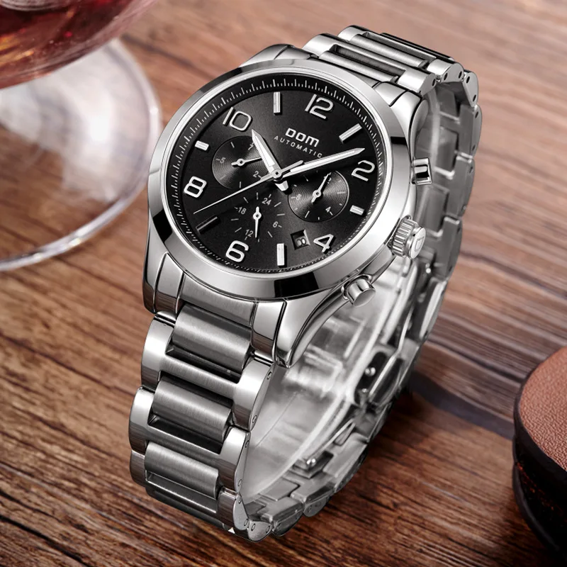 

Men Fully Automatic Analog Watch Genuine Product Clean Steel Waterproof Multi-functional Manufacturers Wholesale a Generation of