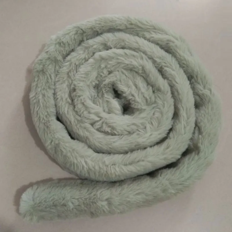 light green Женское меховое пальто, пояс длиной около 180 см, ремни для женщин, классические простые модные мягкие меховые аксессуары, Женская поясная цепочка, Femme - Color: light green