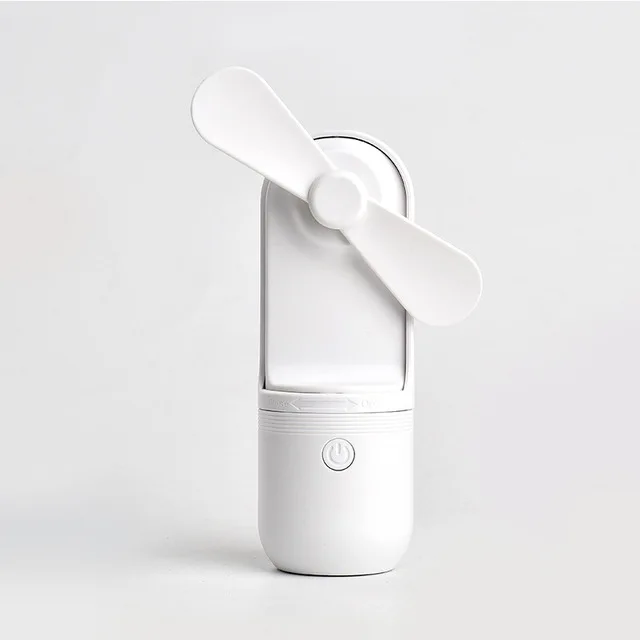 

Smart Capsule Portable Fan With Built-in 800mA Rechargeable Battery USB Port Useful Cooling Air Mini Fan For Smart Home