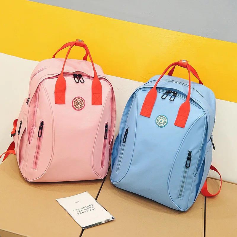 

2018 New Style Korean-style Nylon Cloth Diaper Bag Multi-functional Casual Diaper Bag