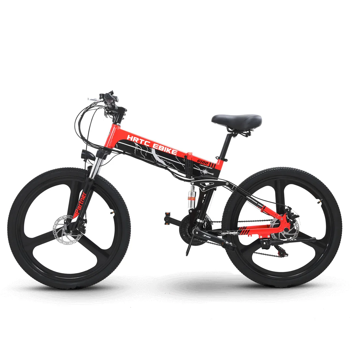 Excellent 26 inch electric mountain bike 48v lithium battery 400w motor drive electric bicycle TEKTRO brake assist range 70km 3