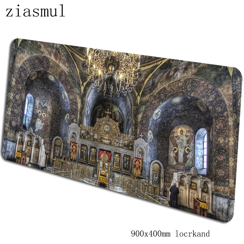 Коврик для мыши Cathedral,, коврик для мыши для геймера 900x400x3 мм, большой коврик для мыши, эргономичный гаджет, офисный стол, коврики - Цвет: pattern 7