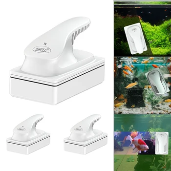

Magnetic Aquarium Fish Tank Brush Floating Cleaning Glass Window Algae Scraper Cleaning Tool Brush Plastic Sponge Glass Brush