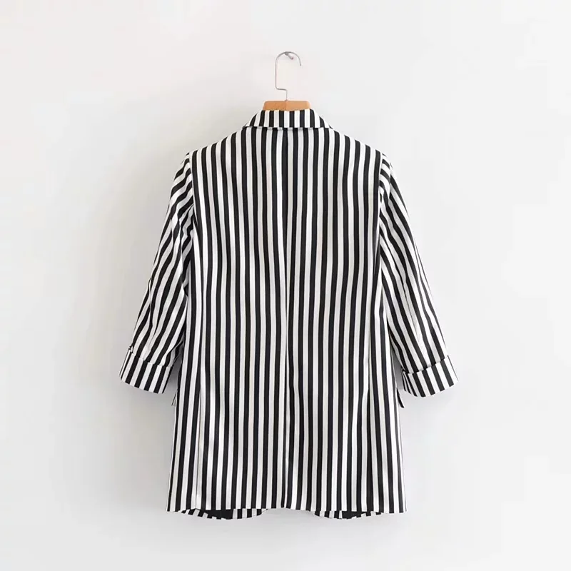 

Dn-6750 WOMEN'S Dress New Products Stripes Suit Jacket