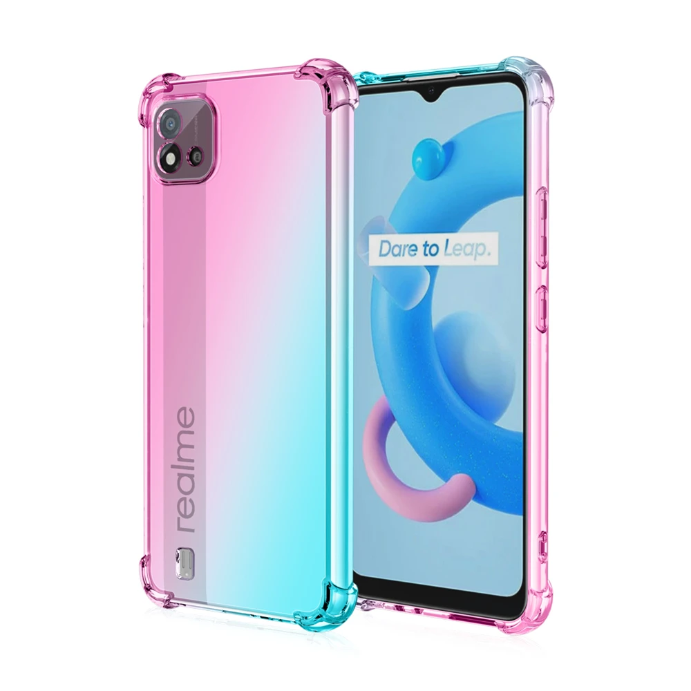 Мягкий резиновый чехол из ТПУ для телефона OPPO Realme C20 C 20 RealmeC20 защита от падения
