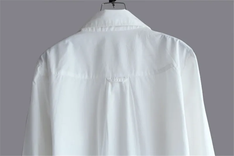 Pus размер 5XL Женские топы и блузки длинные хлопковые белые рубашки Camisa Feminina Женские топы с длинным рукавом Женские рубашки Блузка C5592