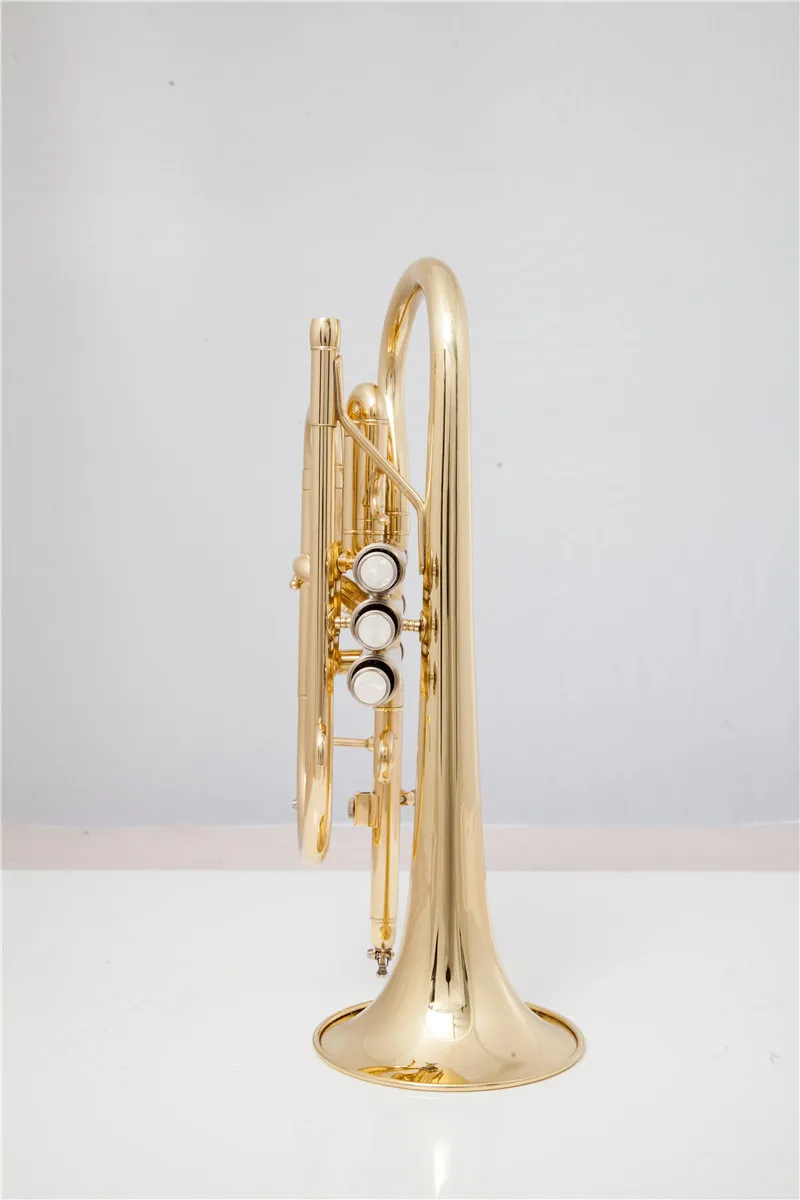 Il belin High Quality Golden Bb Cornet trumpet brass with Case and Mouthpiece Musical instruments