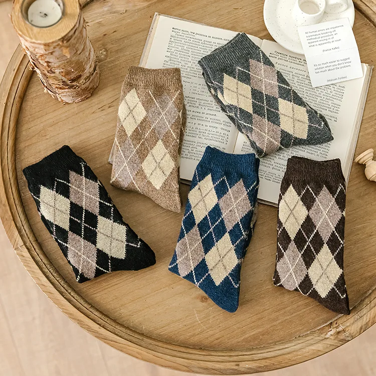 He244341bfed44afb9deefac99b8b2ddcB - Diamond Wool Stockings Thickened Warm Socks Wholesale - Wholesale Gym Clothing Manufacturer| Worldwide Delivery