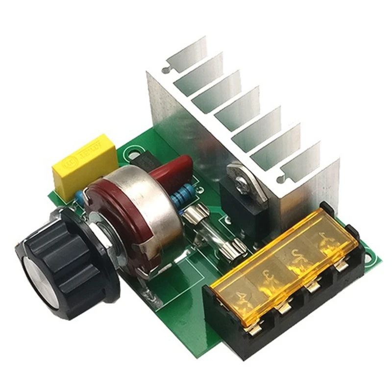 4000W AC 220V SCR 전기 전압 조정기 모터 속도 컨트롤러 조광 속도
