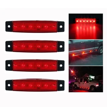 

Waterproof LED Light 2-wire 4PCS Green Navigation Stern Boat Starboard