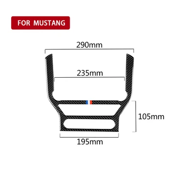 

1* Navigation Panel Cover Trim Center Console 2015-2019 ABS DIY Practical