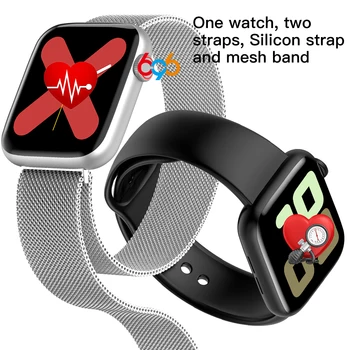 

2020 New iwo 16 smart Bracelet band 1:1 44MM Watch 5 W75M W75 Oxygen ECG Blood Pressure Heart Rate Monitor passometer Smartwatch