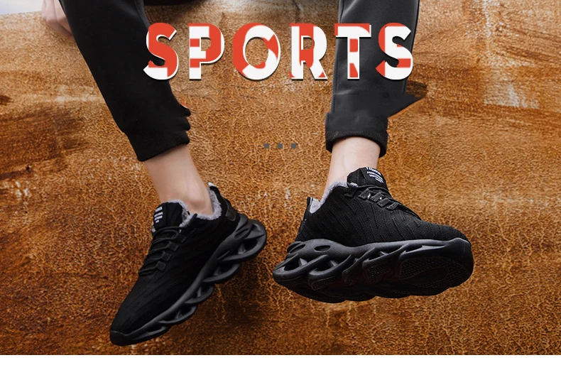 Lingge/Мужская обувь; Повседневная дышащая уличная спортивная обувь; удобные мужские ботинки; Прочные плюшевые ботинки; большие размеры