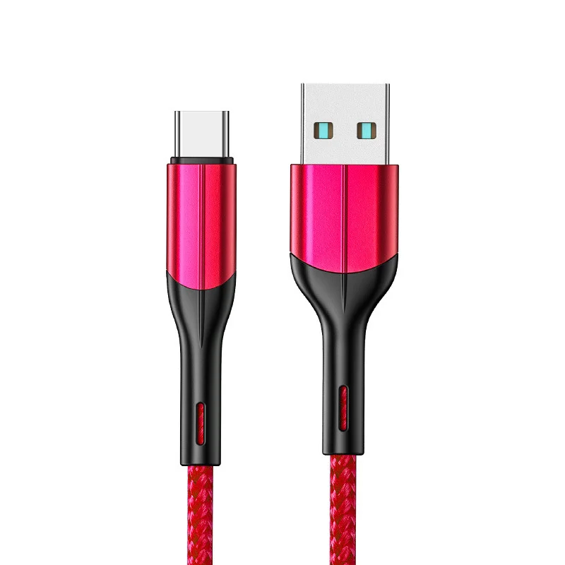 Usb type-C кабель для быстрой зарядки USB C кабель для передачи данных Usb-C зарядное устройство для samsung S10 S9 S8 Xiaomi mi 8 A2 красный mi Note 7 кабель type-C - Цвет: red