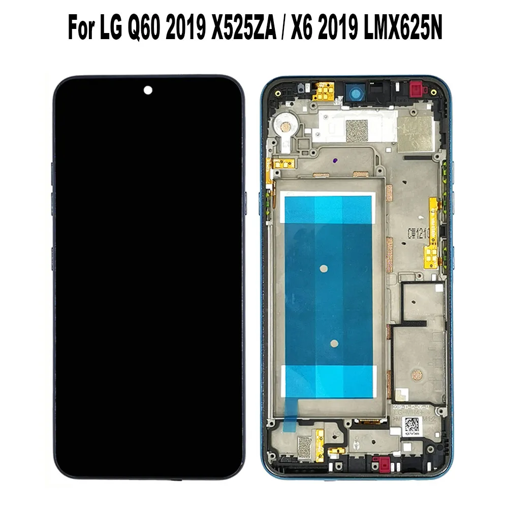 Для X6 2019 LMX625N X625N X525 сенсорный экран дигитайзер ЖК дисплей в сборе для LG Q60 X525ZA X525BAW
