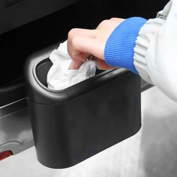 

Car Trash Can Car Garbage Bag Waste Bins Interior Organizer Storage Box Can Auto Storage Bin Accessories