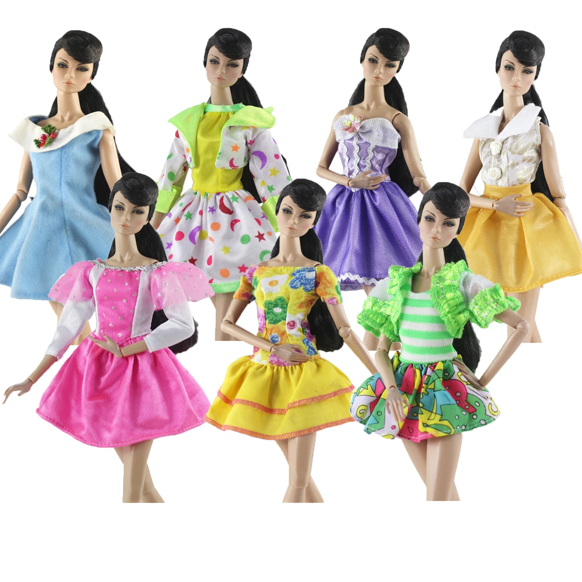 

Doll Dress / Colorized Outfit Wedding Dress Gown Skirt Clothing Clothes For 1/6 BJD Xinyi Barbie FR Doll / toys for girls