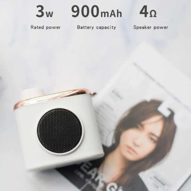 Мини Портативный ретро Bluetooth динамик тяжелый бас объемный динамик