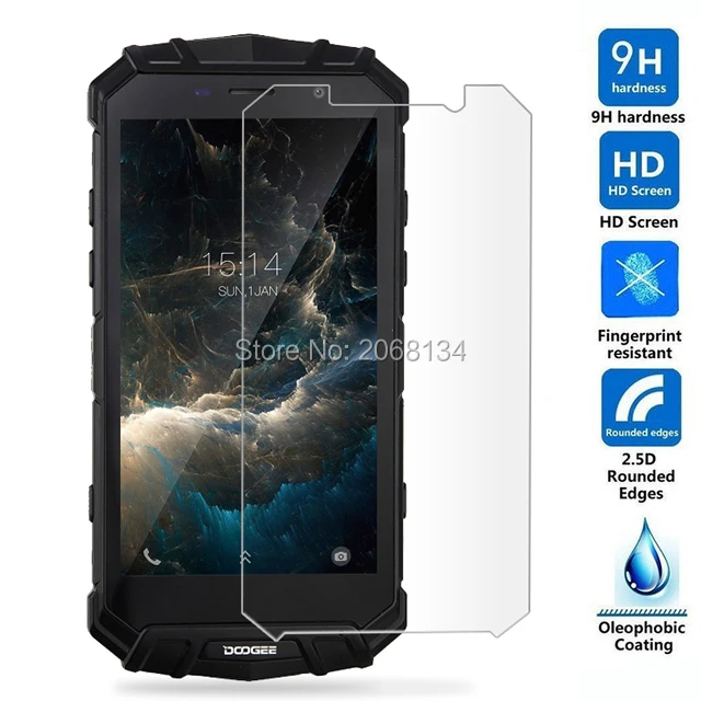 2 шт. Для Doogee S60 закаленное Стекло с уровнем твердости 9H Защитная фронтальная