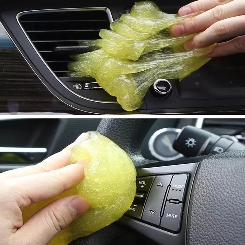 60ml Super Auto Car Cleaning Pad Glue Powder Cleaner Magic Cleaner Dust Remover Gel Home Computer Keyboard Clean Tool