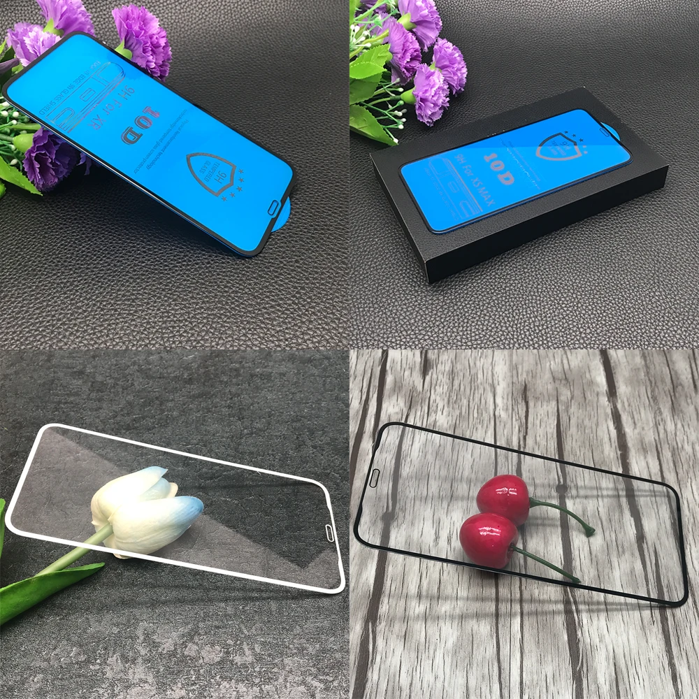 10D Защитное стекло для Apple iPhone XS MAX XR X защита экрана ip 10 R S iph 10R i телефон закаленное