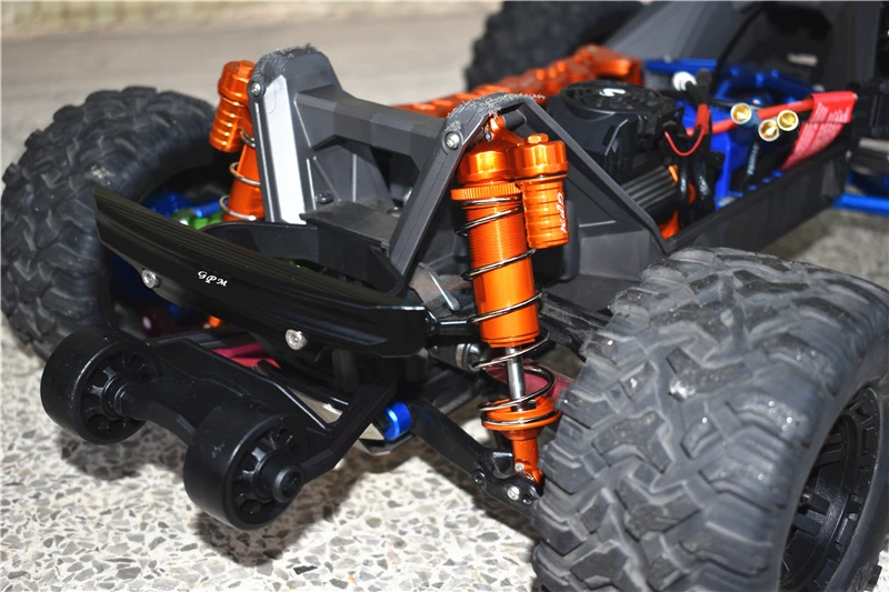 Piggypack металлический сплав с ЧПУ Передний+ задний амортизатор для TRAXXA-S 1/10 MAXX 125 мм 2 пары