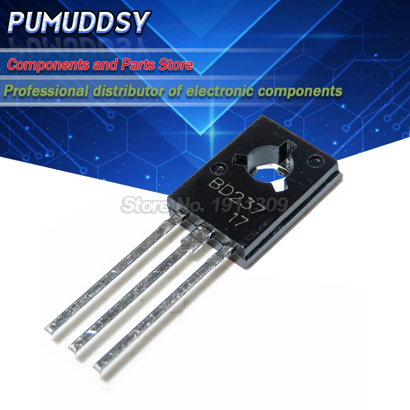 50 шт. транзистор BD237 NPN 2A/100V TO 126 IC|Интегральные схемы| |