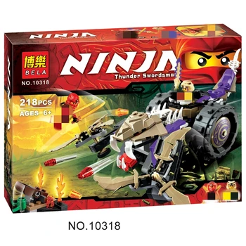 

219pcs Ninja Anacondrai Crusher Model Block Ninjagoes Educational Toys for Children