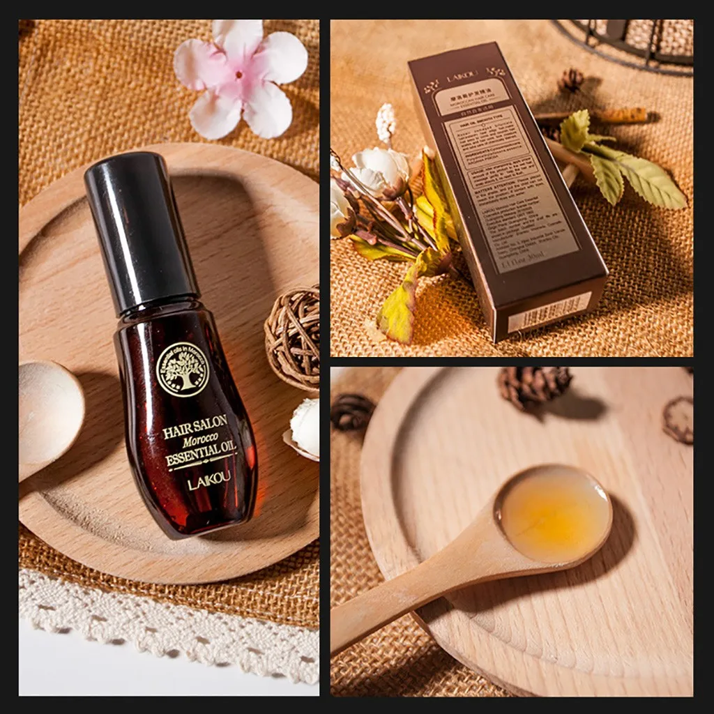 

Moroccan Argan Oil Hair Care Nourish Scalp Treatment Hair Essential Oil 40ml Recover Elasticity Keratin Hair Mask 2019