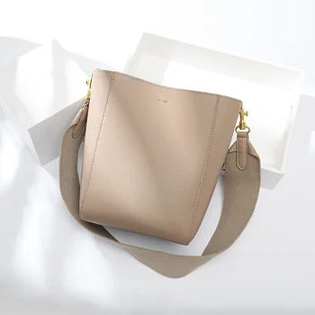 

2019 Broadband single shoulder oblique satchel sangle bucket package large capacity women's packet