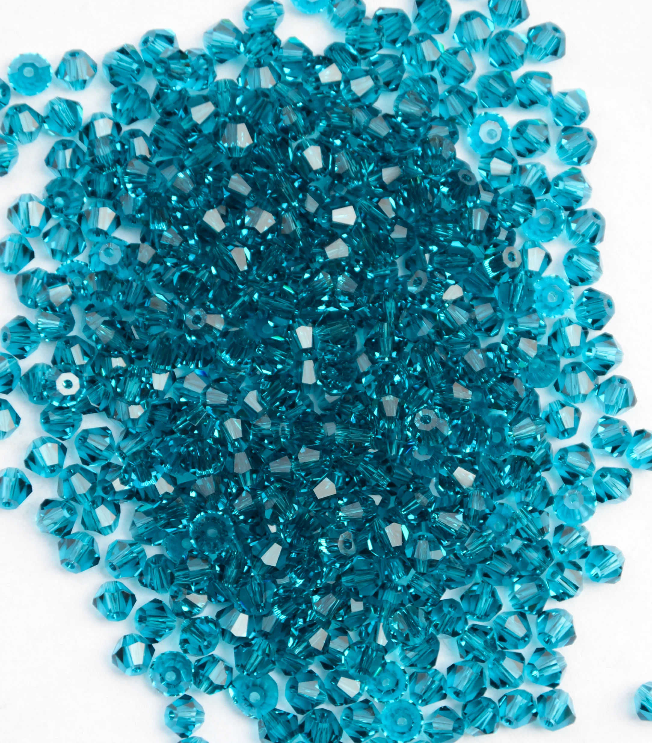 Free Shipping 720pcs/Lot 4mm blue zircon color Chinese Top Quality Crystal Bicone Beads | Дом и сад