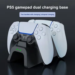 Dual Fast Charger For PS5 Wireless Controller USB Type-C Charging Cradle Dock Station For Sony PlayStation5 Joystick Gamepad Dual Fast Charger For PS5 Wireless Controller USB Type-C Charging Cradle Dock Station For Sony PlayStation5 Joystick Gamepad