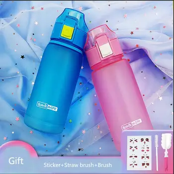 

Water Bottle Sports Protein Shaker Outdoor Travel Portable Leakproof Tritan plastic Large Capacity Drink Bottle BPA Free 408 ML