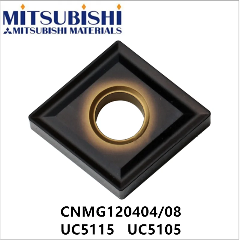 Mitsubishi CNMG120404 UC5115 твердосплавные вставки внутренний токарный станок Токарные Инструменты держатель CNMG120404 сверлильный станок с ЧПУ CNMG120408 UC5115