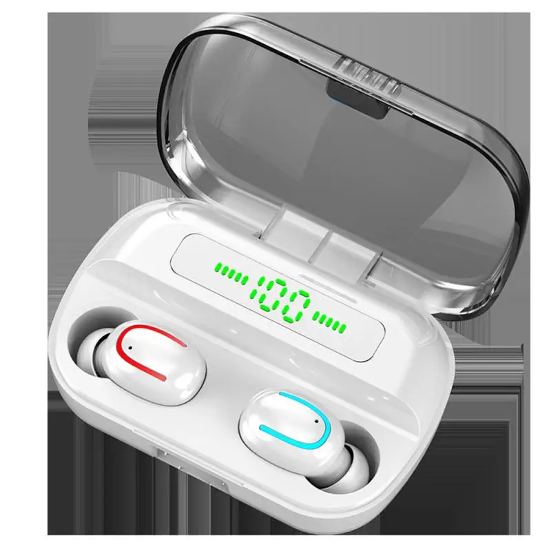 Q82 V5.0 Bluetooth стерео наушники беспроводной IPX7 водонепроницаемый сенсорный наушники гарнитура 2200 мАч батарея светодиодный дисплей