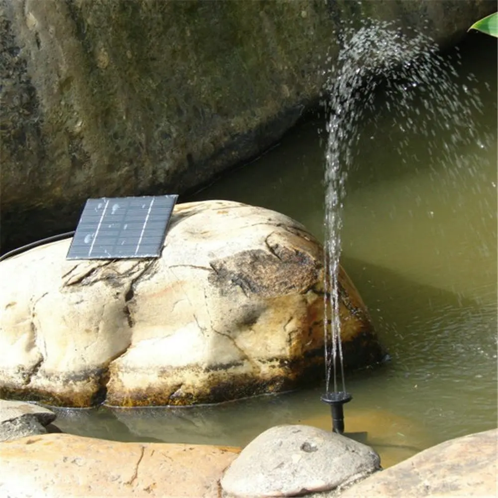 submersível bomba de água solar com 4