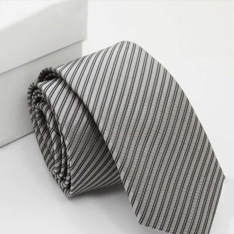 Галстук-бабочка деловой ГАЛСТУК Костюм Повседневный галстук Повседневное галстуки в полоску Корейская версия из Для мужчин и Для женщин узкий галстук однотонная, маленькая галстук-бабочка - Цвет: Серый