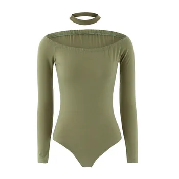 

Women Off-Shoulder Bandage Bodysuit Leotard Top Blouse T-shirt Jumpsuit Romper