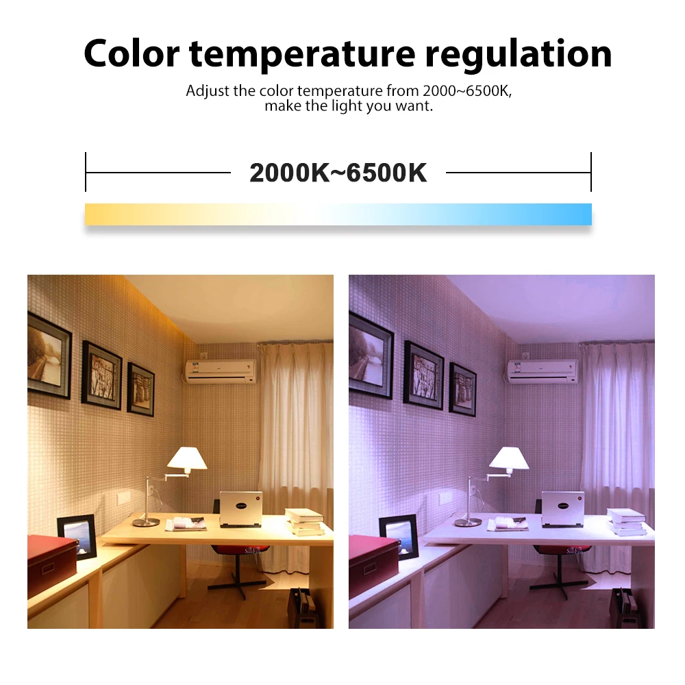 Умная Светодиодная лампа GLEDOPTO ZigBee 2 упаковки изменение цвета RGBCCT E27 E26 6 Вт
