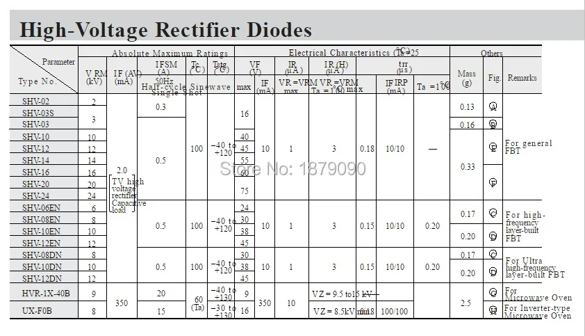 1 шт. UX-C2B UX-FOB UX-F0B/8KV UHVM6 UHVM7 UHVM8/350MA 6000V 7000V 8000V HVR-1X-40B/9KV TG3508 с высоким уровнем Напряжение выпрямительные диоды